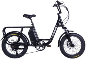 Велосипед з електроприводом 20&quot; AL Dorozhnik eADAMANT DD FR рама-18,5&quot; 48B 17.5А*г 500Вт чорний 2025