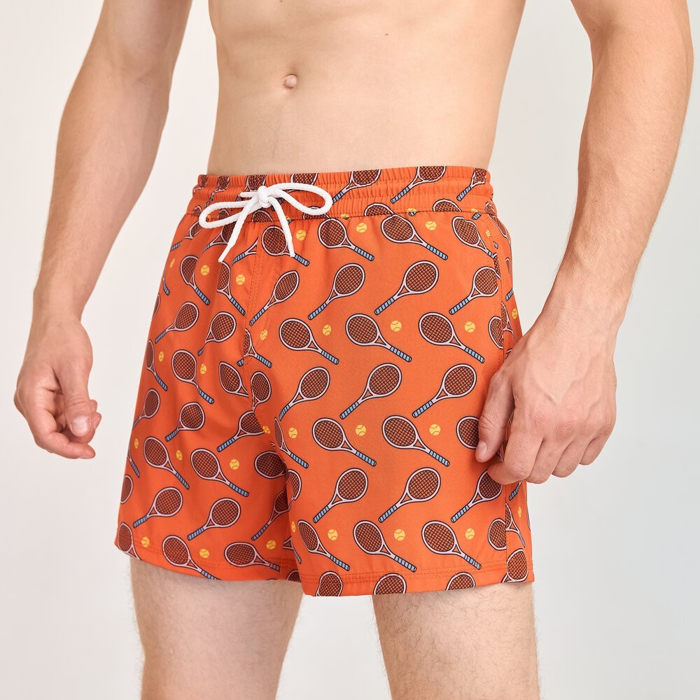 Принтовані чоловічі шорти для плавання Pobedov Pool day Тenis