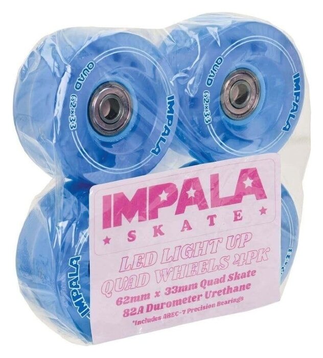 Impala колеса для роликів 4 Pack - Blue Light Up