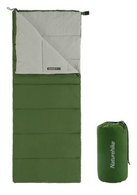 Спальний мішок Naturehike F150 NH22MSD05, правий зелений