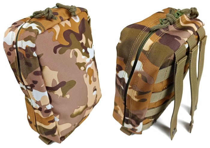 Підсумок аптечка тактична MOLLE Multicam Arid (степовий) для РПС, разгрузки або жилету