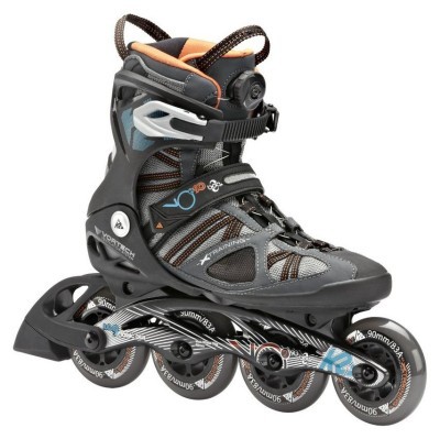 Роликові коньки для дорослих K2 VO2 90 BOA M 45 (11.5US) 295мм Black/grey/orange (3040009)