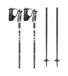 Палиці для гірських лыж Leki HOT SHOT S 115см Black/light grey/red (6436747-WRH)