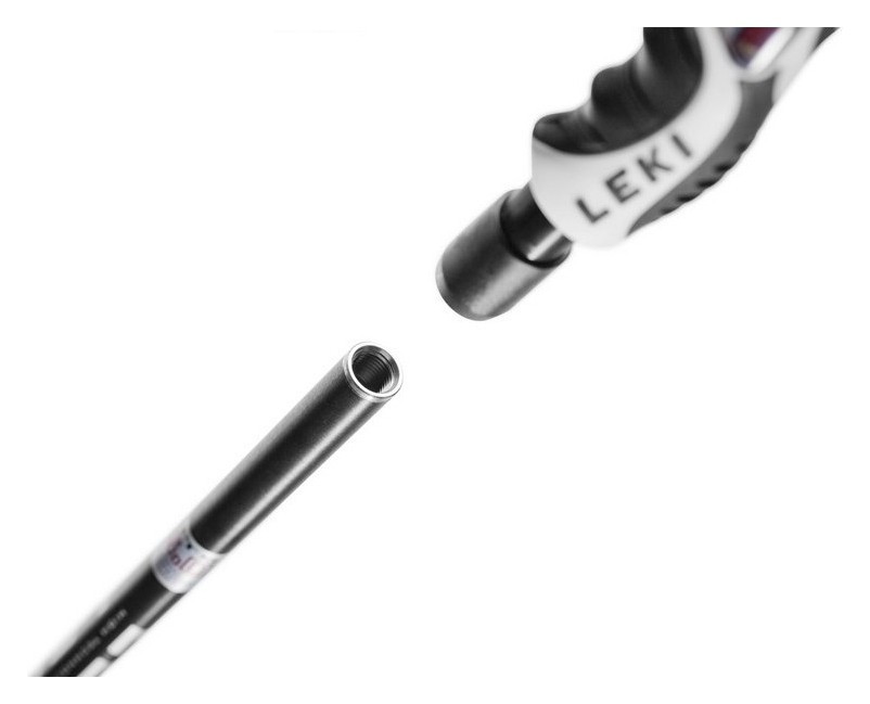 Палиці для гірських лыж Leki HOT SHOT S 115см Black/light grey/red (6436747-WRH)