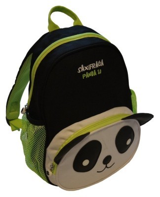 Рюкзак дитячий Saxifraga PANDA 10 L Black/green flash (SBB15K102Y)