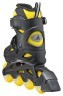 Ролики Rollerblade Fury black-yellow Фото - 3