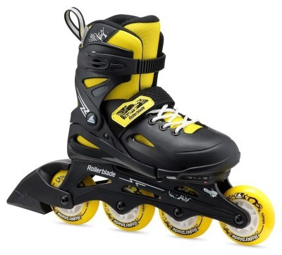 Ролики Rollerblade Fury black-yellow