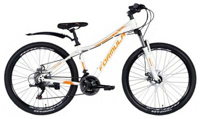 Велосипед ST 26" Formula ELECTRA DD FR рама-14" біло-помаранчевий 2025