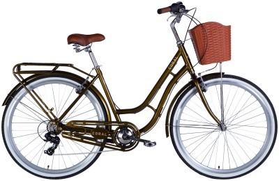 Велосипед AL 28&quot; Dorozhnik CORAL  Vbr FR рама-19&quot; болотно-зелений 2025