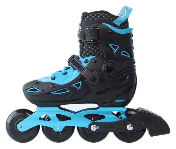 Дитячі розсувні ролики Flying Eagle S9 dual density сині 27-31