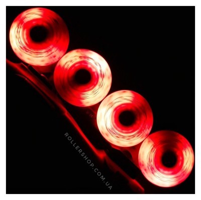 Сяючо-іскрісті колеса Flying Eagle Lazerwheelz-Sparkle 80 мм/88A 4 шт червоні