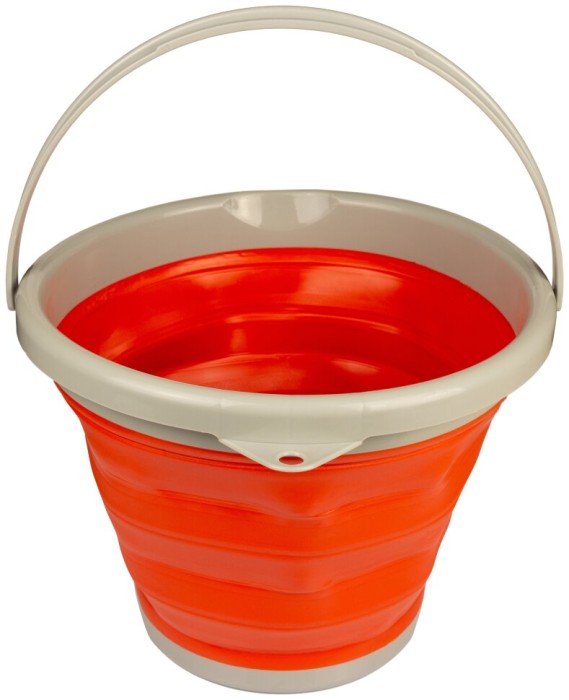 Відро TRAMP складне силіконове 10л, Помаранчевий