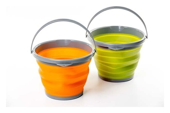 Відро TRAMP складне силіконове 10л, Помаранчевий