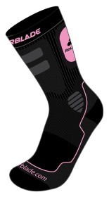Носки для роликів жіночі Rollerblade HIGH PERFORMANCE W SOCKS L Nero/fuchsia (06A56100 9E3)