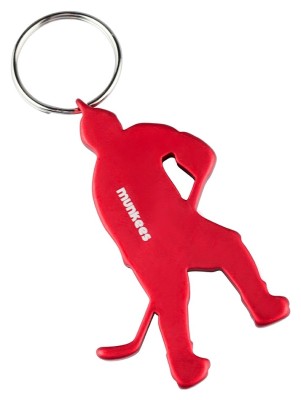Munkees 3497 брелок-відкривачка Icehockey Player red