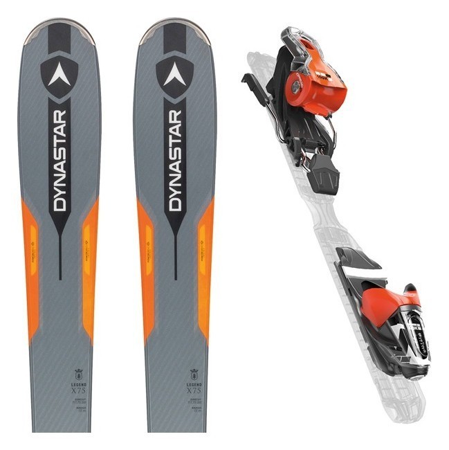 Лижі гірські (комплект) Dynastar LEGEND X75+XPRESS 10 172см Grey/orange (DAGS401+FCGD011)