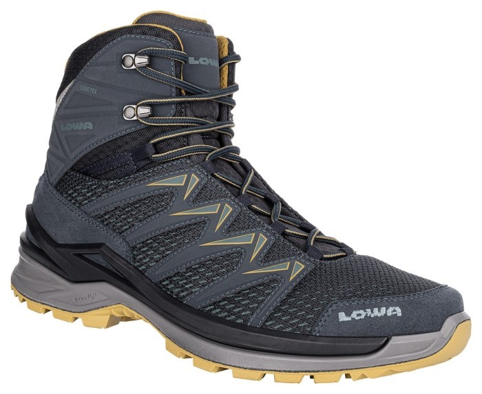Черевики LOWA Innox Pro GTX MID steel blue-mustard