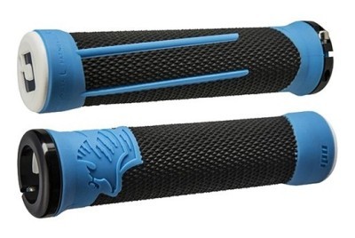 Гріпси ODI AG-2 Black/Blue w/ Black clamps (черно-сині з чорними замками)