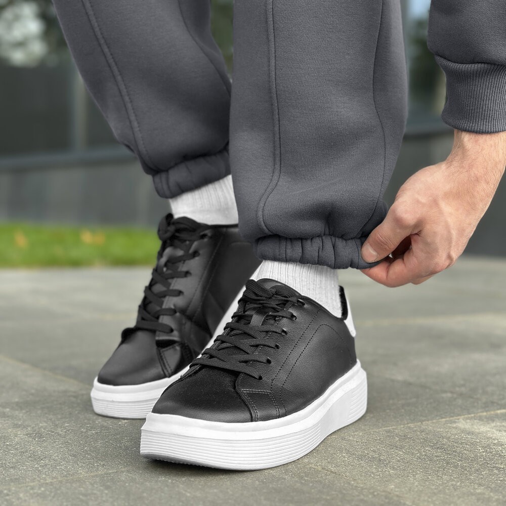 Комплект штани та кофта Pobedov Grand ЗИМА. Темно-сірий спортивний костюм