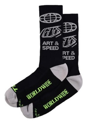 Шкарпетки TLD MENS PERFORMANCE SOCKS; WORLDWIDE [BLACK] S/M