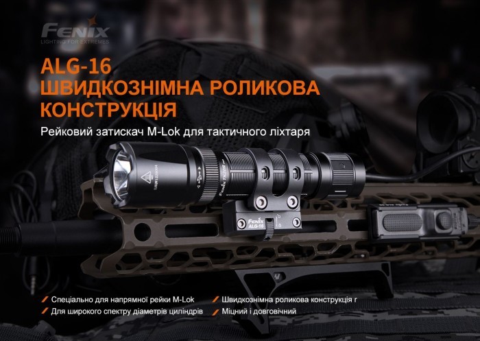 Кріплення на зброю для ліхтарів Fenix ALG-16