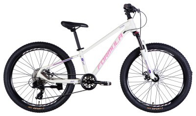 Велосипед AL 24" Formula THOR DD CS рама-12" біло-рожевий 2025