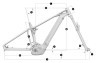 Електровелосипед MONDRAKER LEVEL R 29" 180mm, 750Wh Bosch Performance CX Smart, Blue/White, M Фото - 3