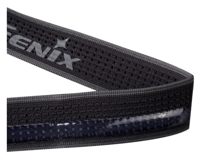 Стрічка для налобних ліхтарів Fenix, одинарна, чорна (не відбиває світло) AFH-02Single