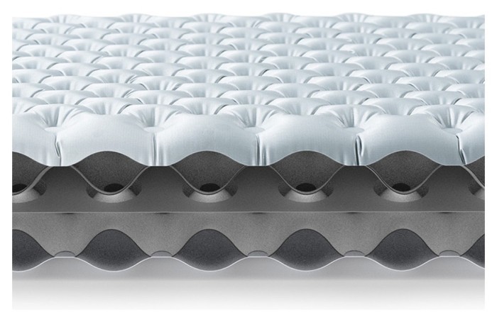 Матрац надувний одномісний UL Naturehike CNK2450WS012, 196*64, сірий