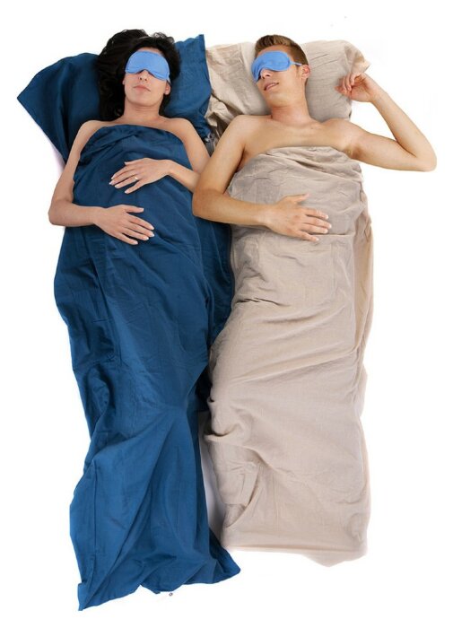 Підкладка для спального мішка Naturehike NH15S012-D, бавовна, синій