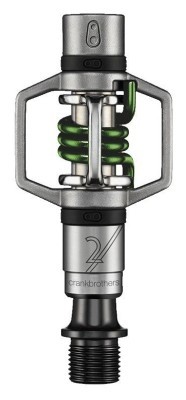 Педалі для велосипеда Crankbrothers EGGBEATER 2 Silver/green (15985)