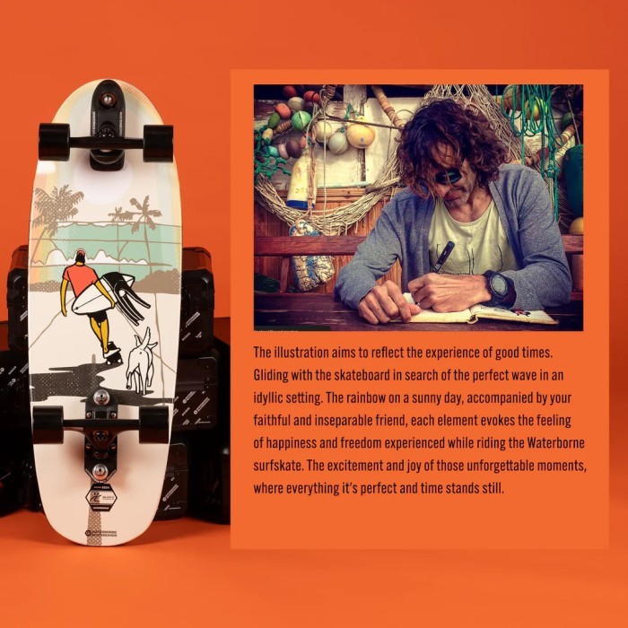 WATERBORNE COMPLETE ArtistSeries Surf Skate 32" серфскейт - INFINITE ROADS