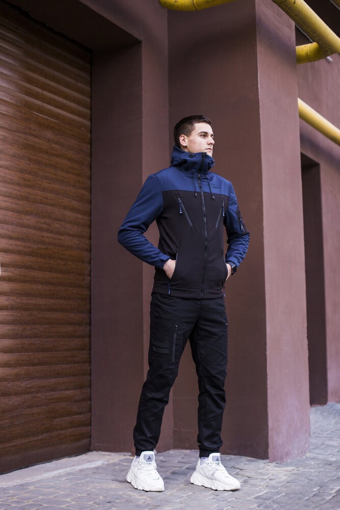 Куртка чоловіча демісезонна з капюшоном Pobedov Korol' Lev