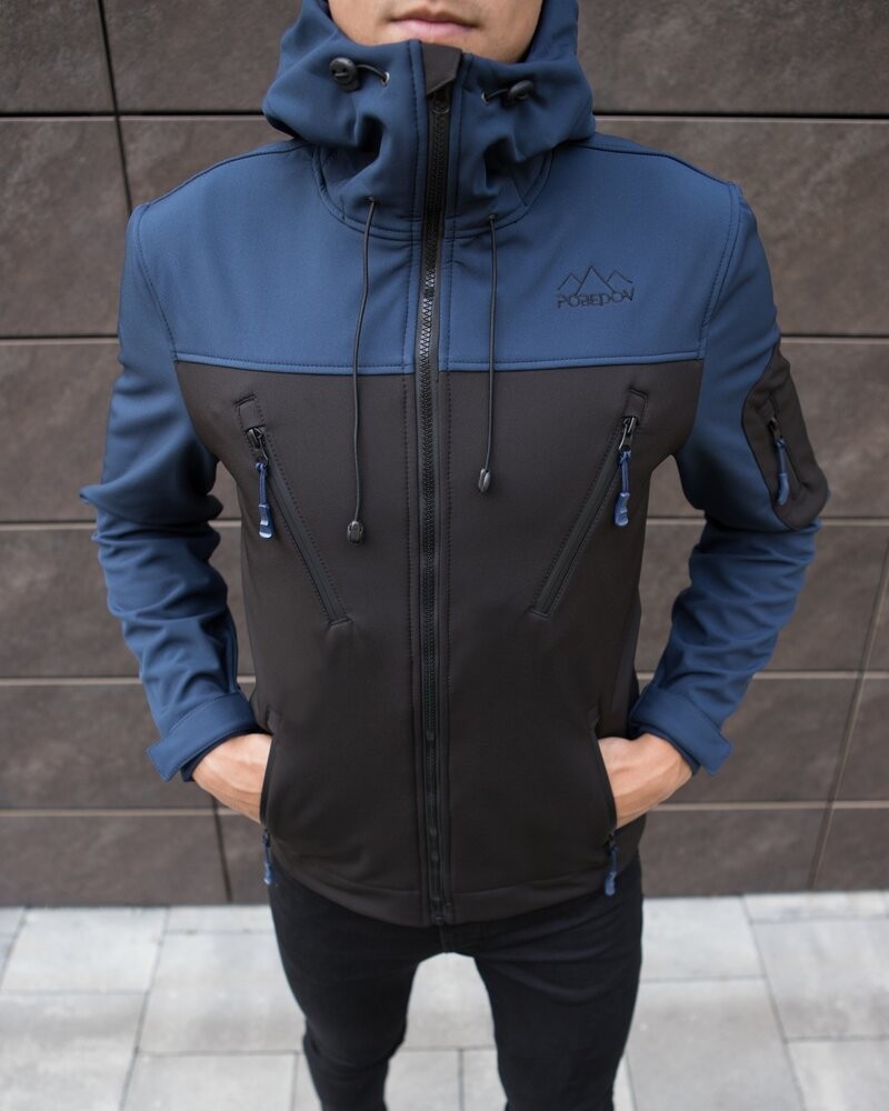 Куртка чоловіча демісезонна з капюшоном Pobedov Korol' Lev