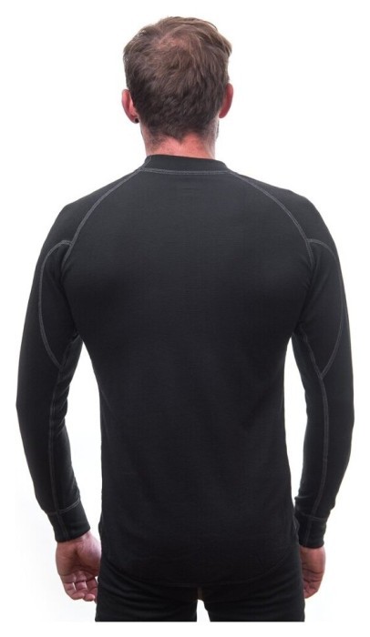 Термофутболка чоловіча Sensor Double Face LS black 24000003, SM11DF-black