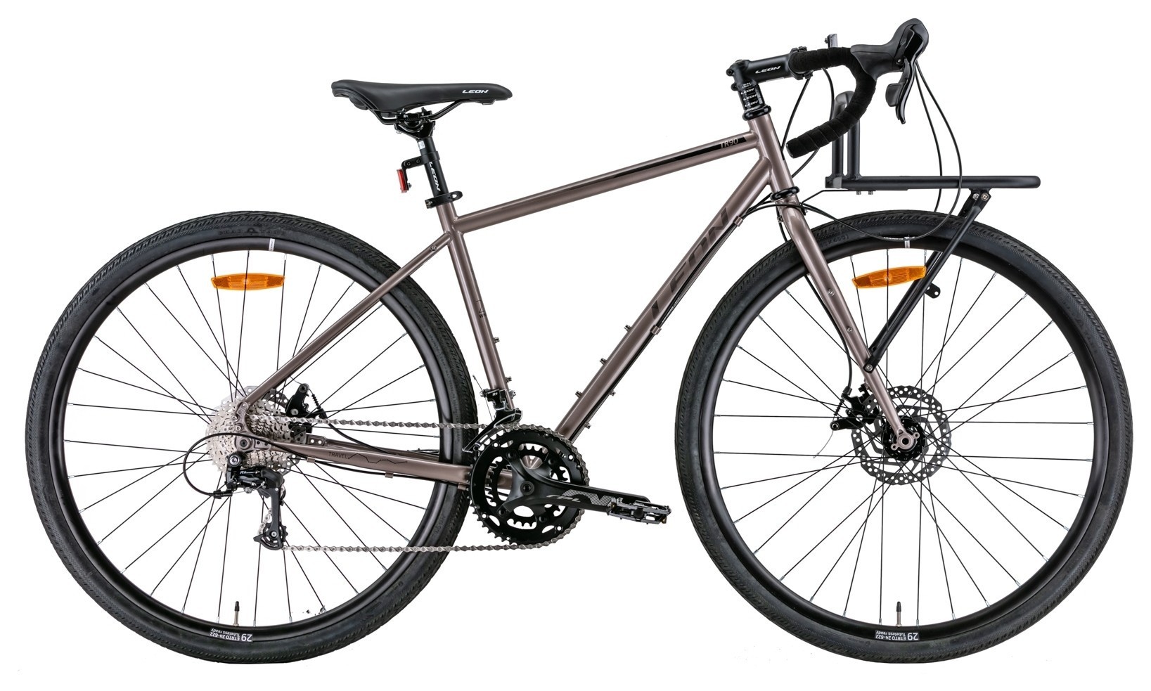 Велосипед Cr-Mo steel 28" Leon TR-90 DD 2022 (бежевий)