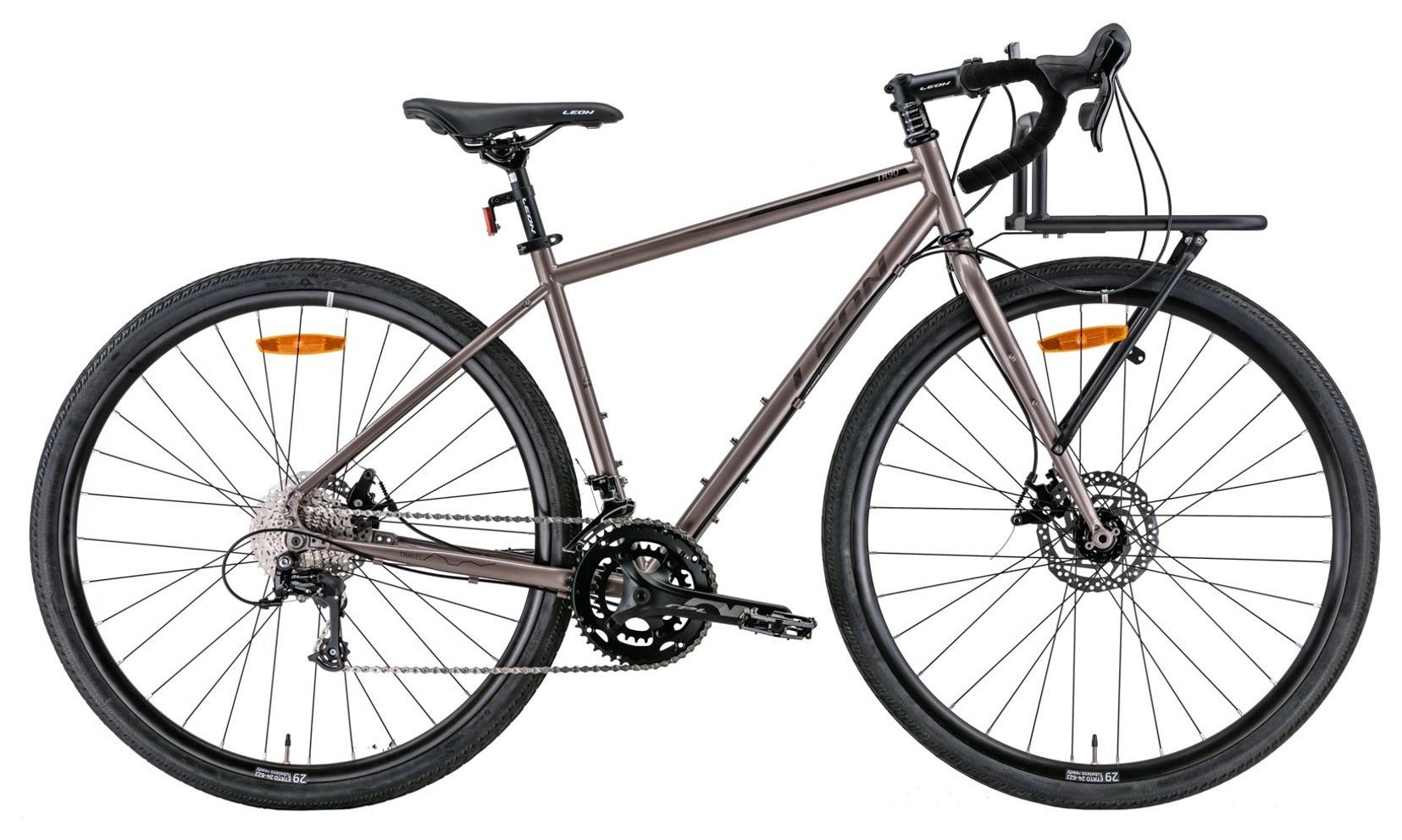 Велосипед Cr-Mo steel 28" Leon TR-90 DD 2022 (бежевий)