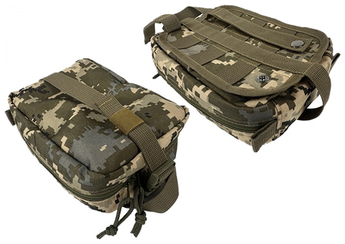 Підсумок аптечка швидкознімна тактична MOLLE піксель ЗСУ MM-14 для РПС, разгрузки або жилету