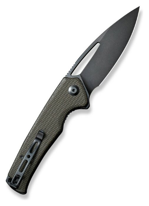 Ніж складаний туристичний Sencut Mims, (8.8 см) 9Cr18MoV / Micarta темно-зелений