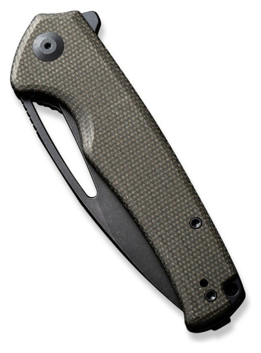 Ніж складаний туристичний Sencut Mims, (8.8 см) 9Cr18MoV / Micarta темно-зелений