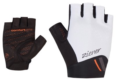 Велоперчатки Ziener Caitilin для жінок white-new orange