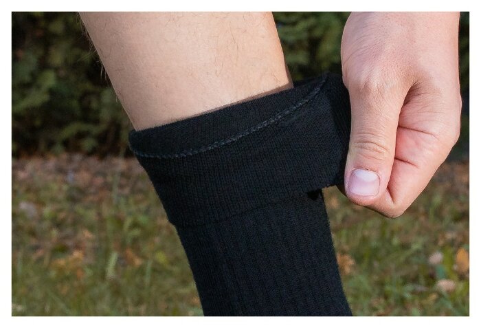 Шкарпетки Dexshell Terrain Walking 2.0 Socks, чорно-сірі, розмір L (43-46)