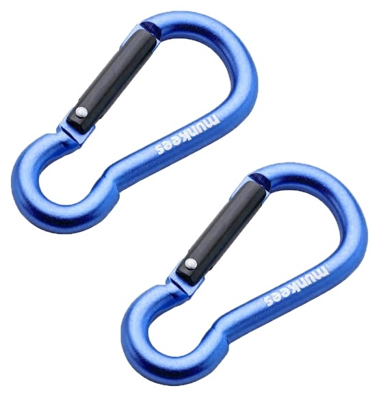 Munkees 3236 карабін Pear 6 мм x 60 мм (пара) dark blue