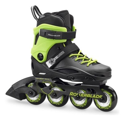 Роликові коньки дитячі Rollerblade CYCLONE 31 (200мм) Black/acid green (07847800 9C5)