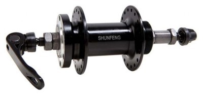 Передня втулка Rou SF-B07 алюмінієва 14Gx36H під диск. гальмо, 2 пром-підшипники 6200 2RS