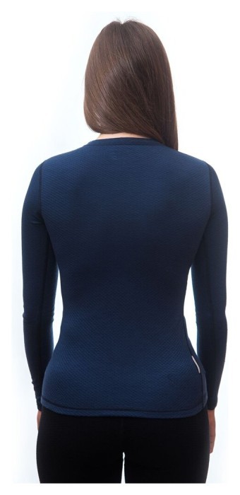 Термофутболка жіноча Sensor Merino DF LS deepblue 19200033, SW11M-deep-blue-S