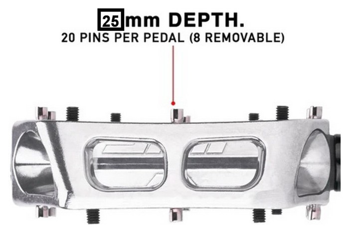 Педалі DMR V8 Classic DU Silver