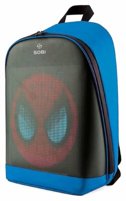 Рюкзак Sobi Pixel Plus SB9707 Blue із LED екраном