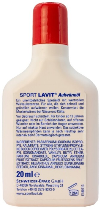 Масло для розігріву м’язів Sport Lavit Sportoil Aktiv 20ml Mini (39754700)