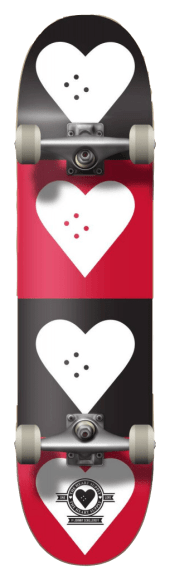 Скейт Heart Supply Logo 7,75", Quad